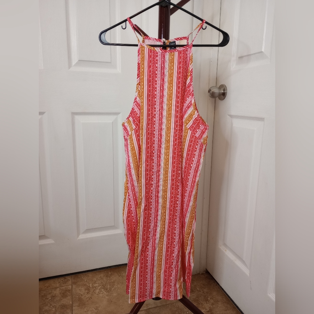 Shein High Neck Dress w/ back Eyelet
